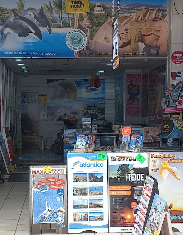 AMA Tenerife Tours Shop Entrance